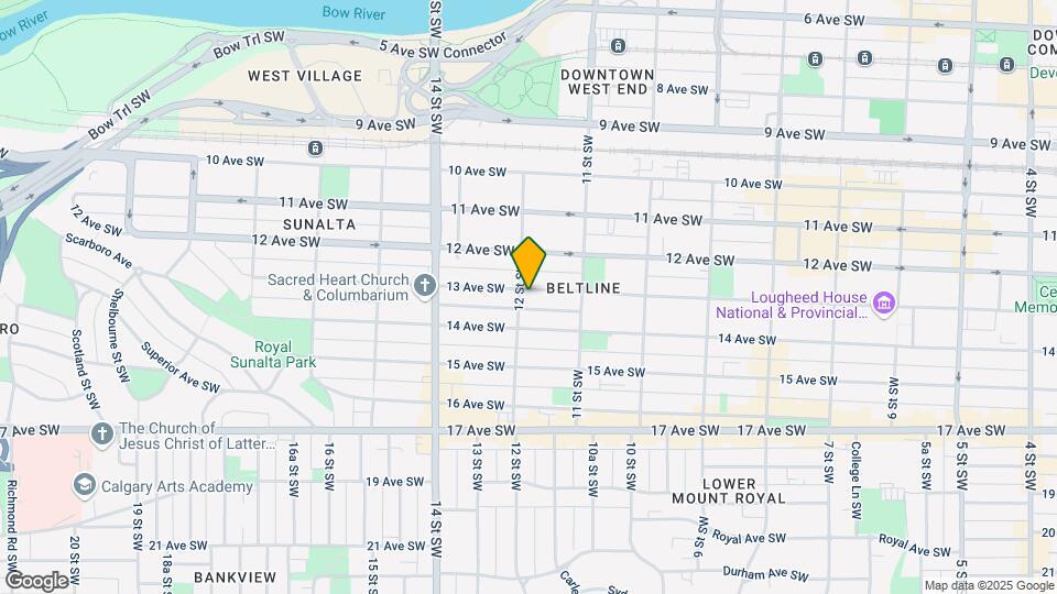 1235 13th St SW Map and Location Details