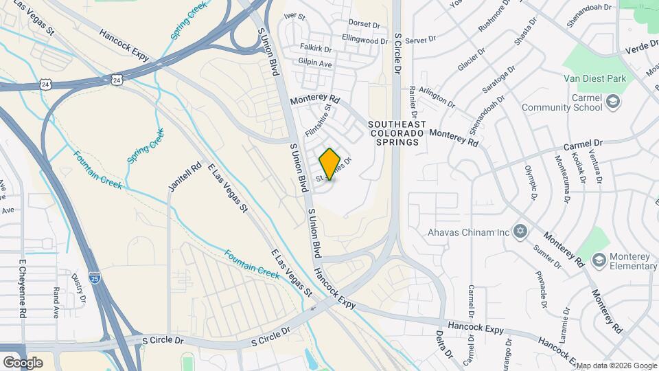 2290 St Claire Dr Mapa y Detalles de la Ubicación