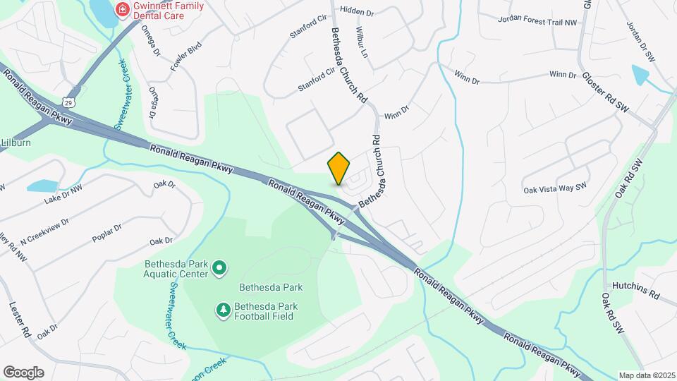 3447 Hidden Valley Cir Map and Location Details