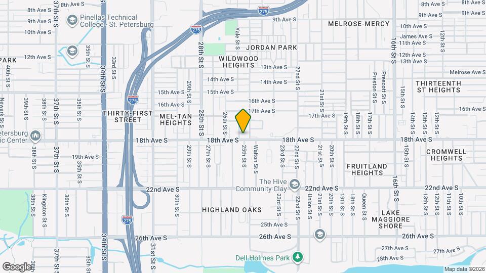 2521 18th Ave S Map and Location Details