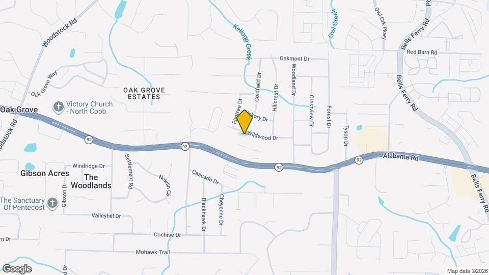 1513 Wildwood Dr Map and Location Details