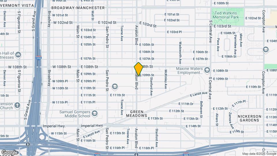 10910 Avalon Blvd Map and Location Details