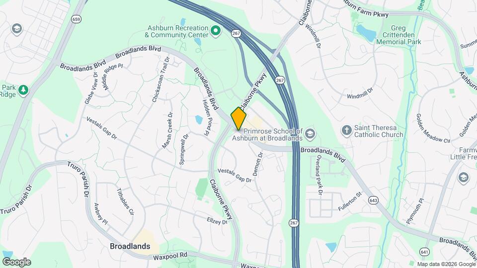 21354 Shady Wood Terrace Map and Location Details