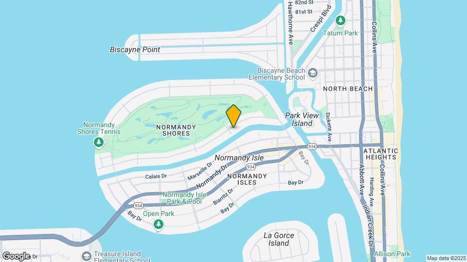 350 S Shore Dr Mapa y Detalles de la Ubicación