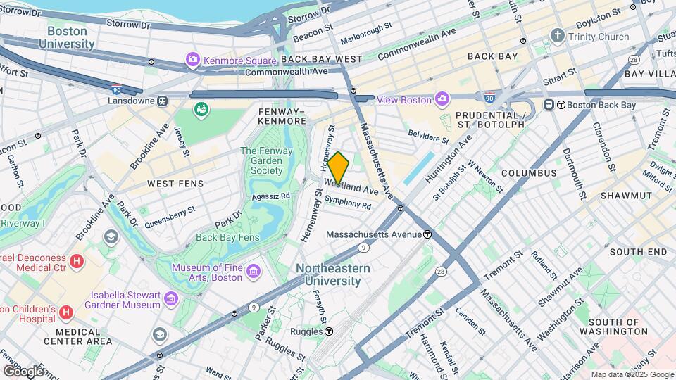 66 Westland Ave Map and Location Details