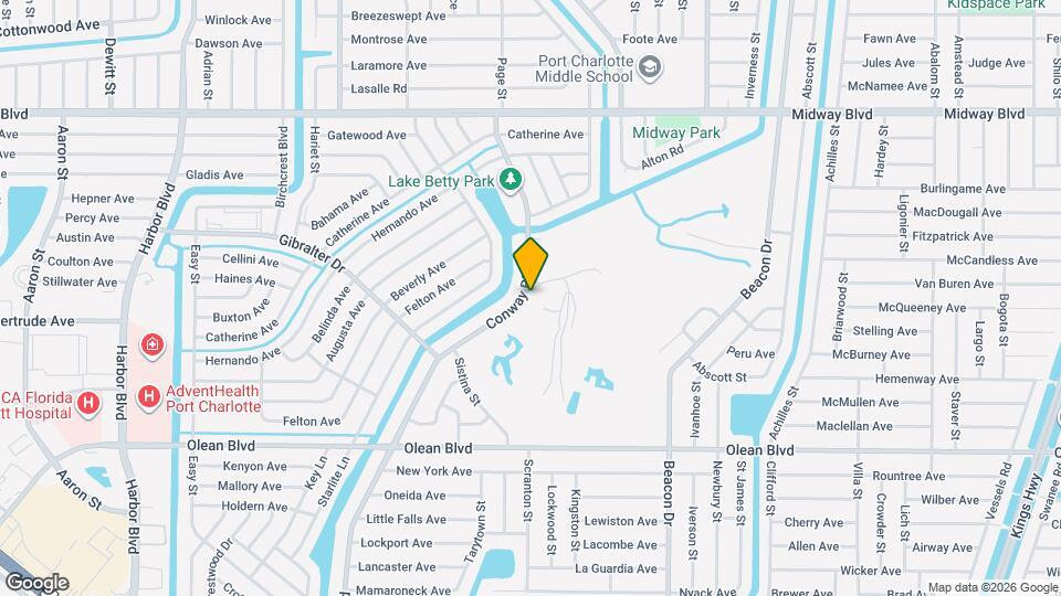 2356 Conway Blvd Map and Location Details