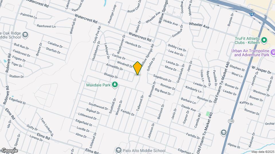 2701 Willow Springs Rd Map and Location Details