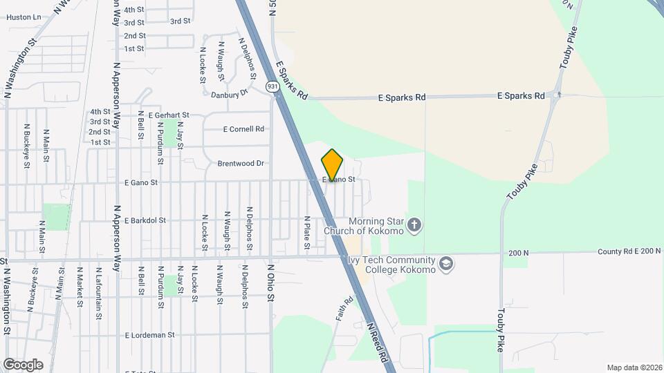 2324 N Elizabeth St Map and Location Details