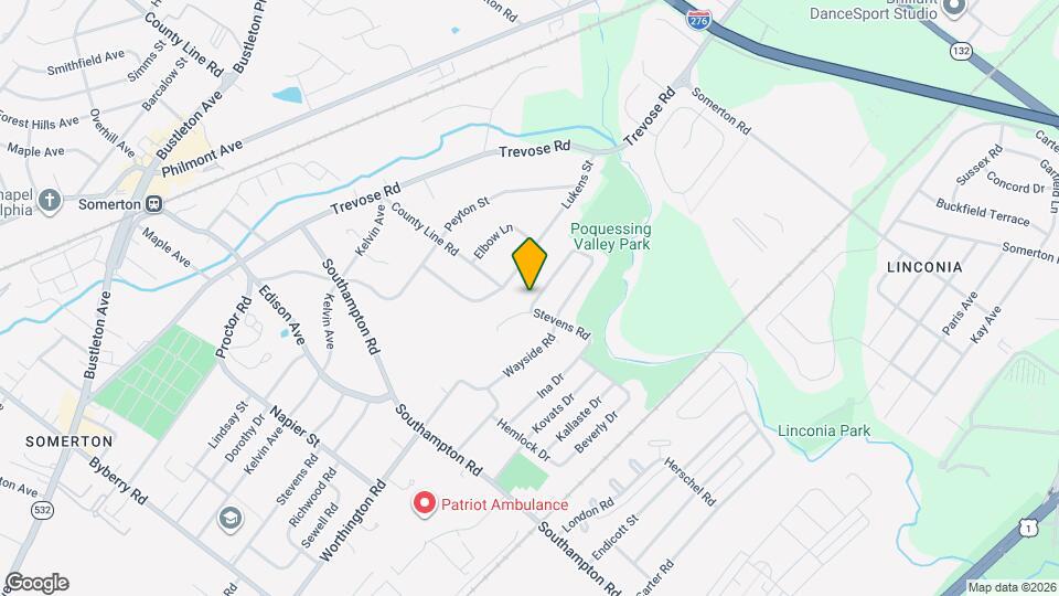 15202 Bernita Dr Map and Location Details