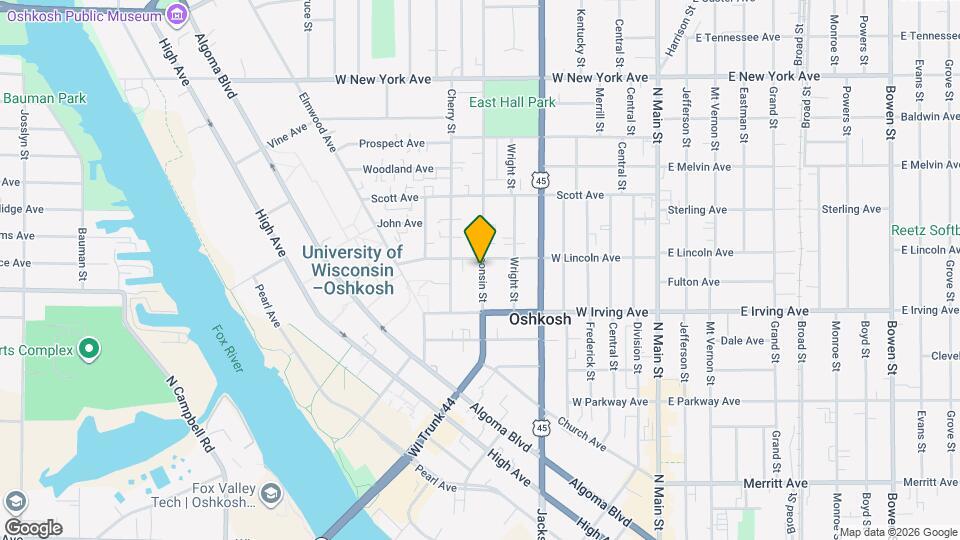 745 Wisconsin St Map and Location Details