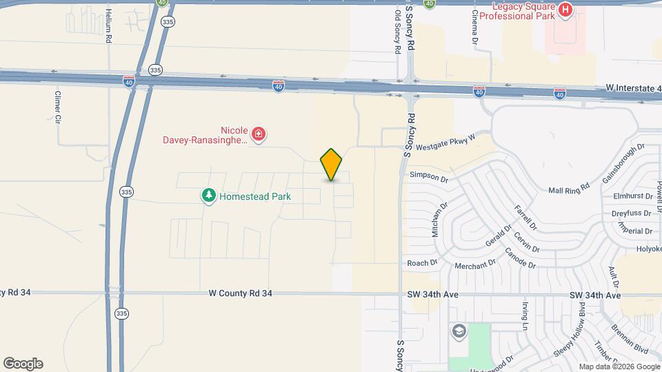 2808 Haystack Wy Map and Location Details