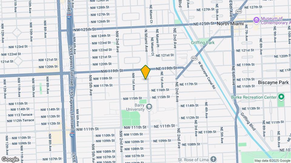 11 NW 117th St Map and Location Details