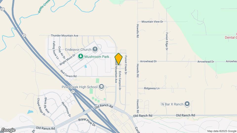 11020 Echo Canyon Dr Map and Location Details