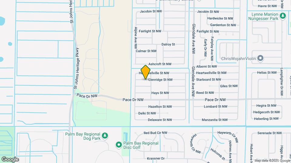 1826 Glenridge St NW Map and Location Details