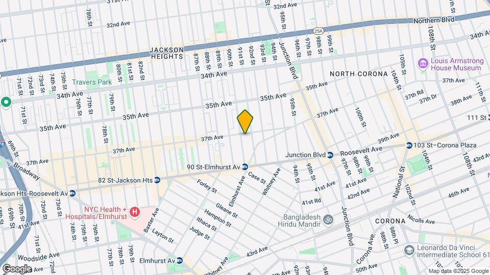 34-58-58 90th St Map and Location Details