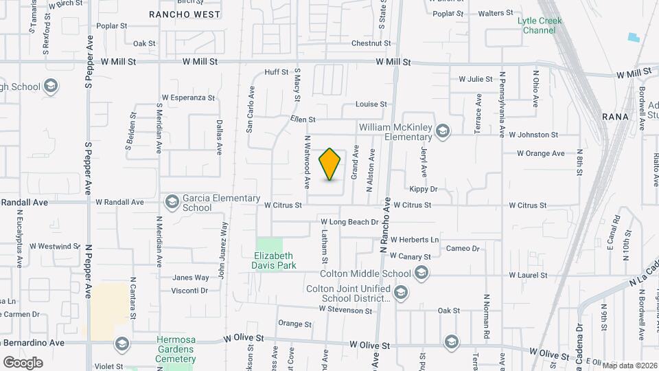 962 W Mellon Ct Mapa y Detalles de la Ubicación