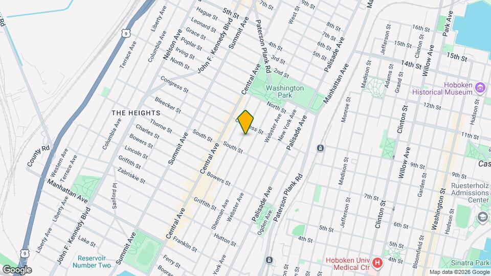 206 Hancock Ave Map and Location Details