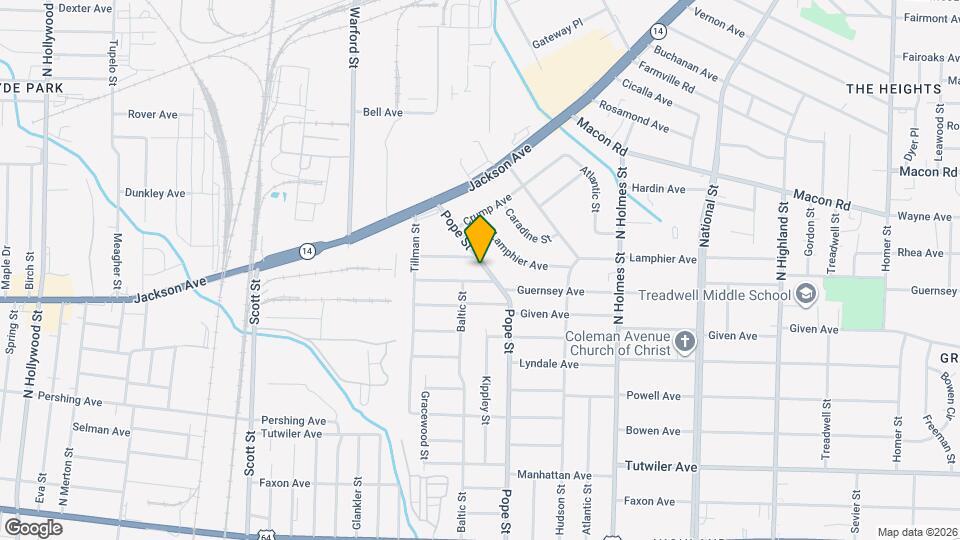 977 Pope St Map and Location Details