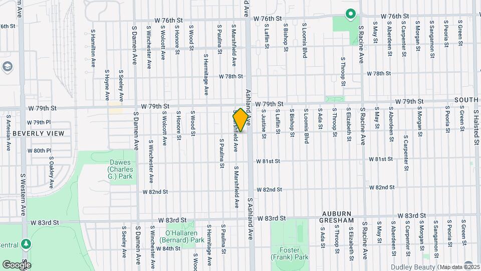 8001 S Marshfield Ave Map and Location Details