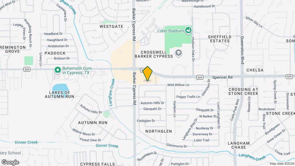 17822 Wild Willow Ln Map and Location Details