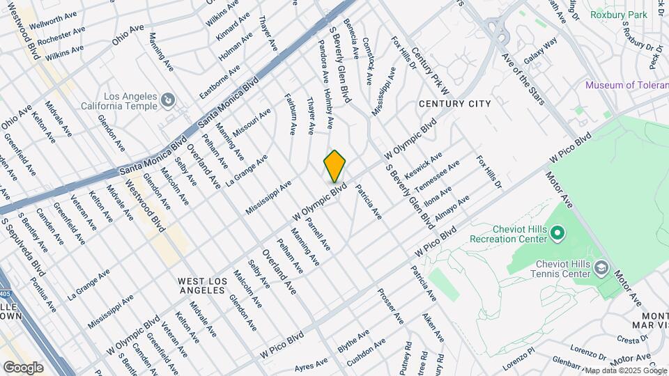 10565 W Olympic Blvd Map and Location Details
