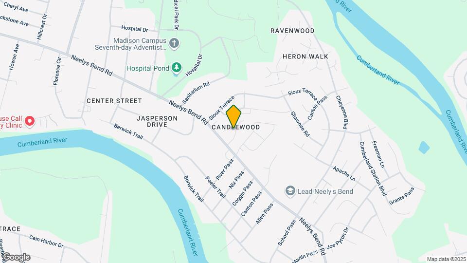 2025 Candlewood Dr Map and Location Details