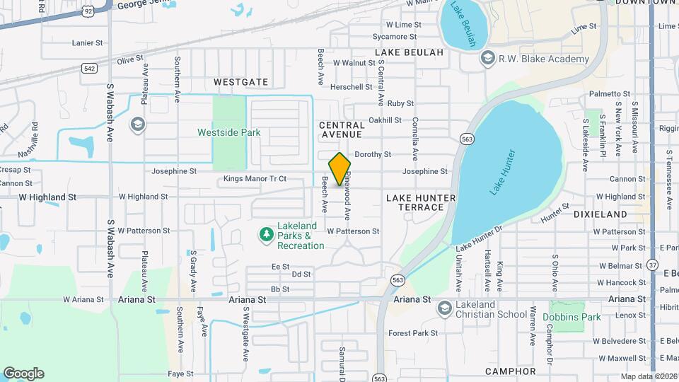 1314 W Highland St Map and Location Details