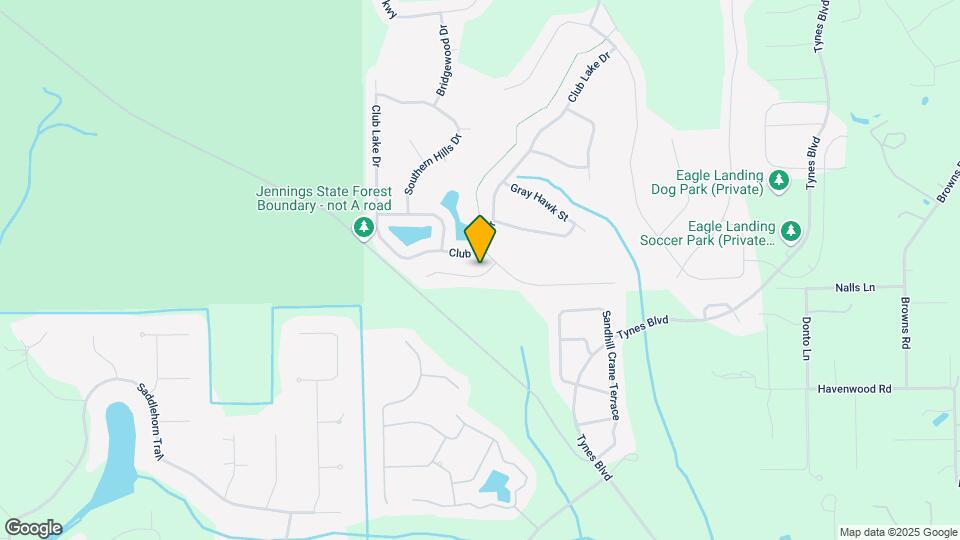4642 Camp Creek Ln Map and Location Details