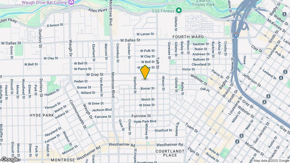 501 Peden St Map and Location Details