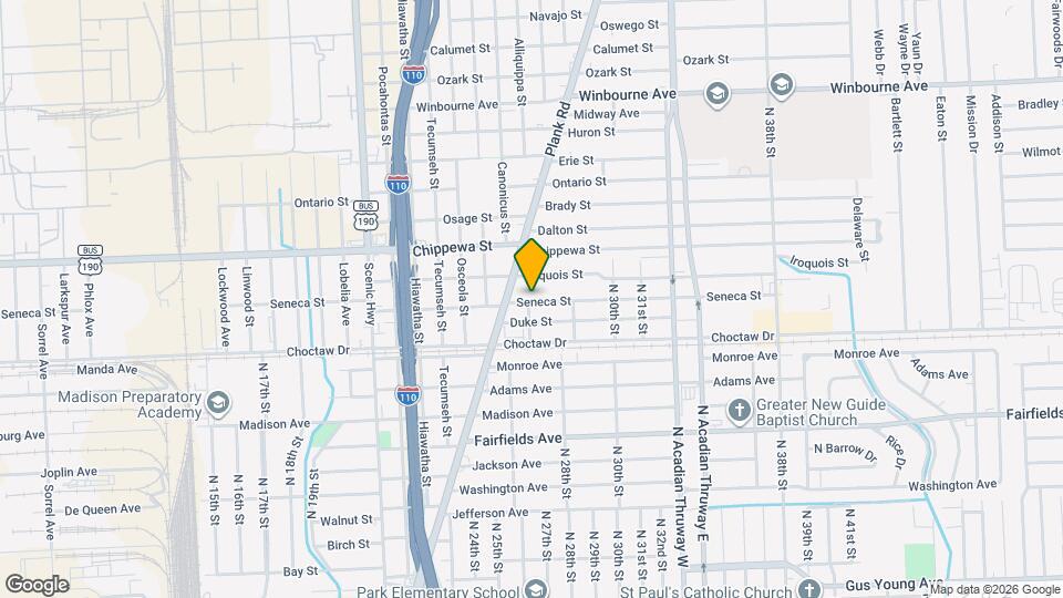 2601 Seneca St Map and Location Details