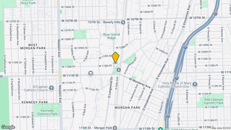 11043 S Longwood Dr, Unit 5 Map and Location Details