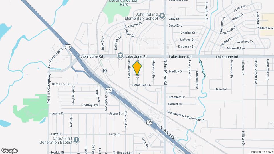 1125 Templecliff Dr Map and Location Details