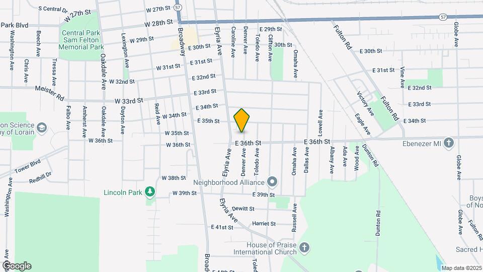 3558 Denver Ave Map and Location Details
