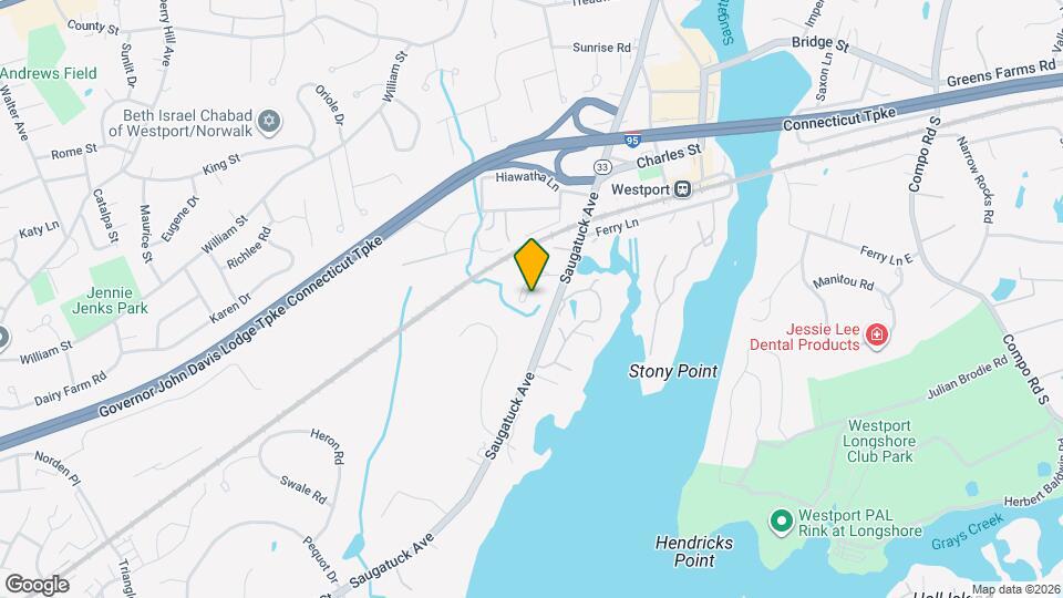 230 Saugatuck Ave Map and Location Details