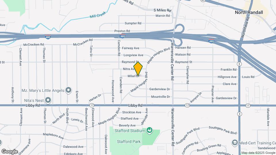 19600 Milan Dr Map and Location Details