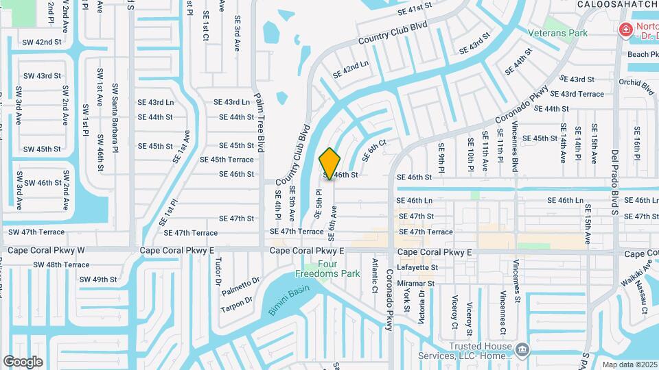 4608 SE 6th Ave Map and Location Details