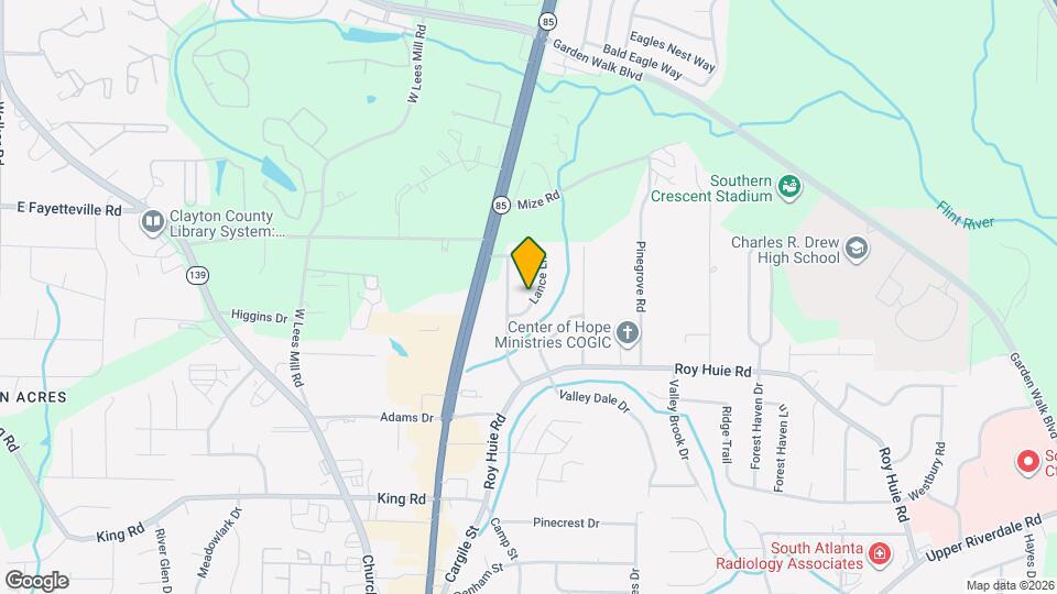 6219 Lance Ln Map and Location Details