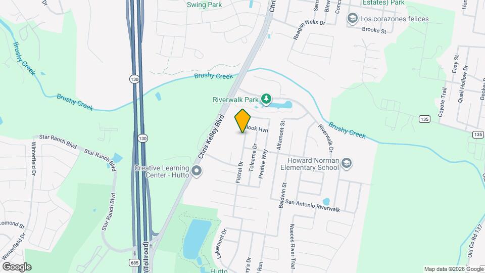 109 Fistral Dr Map and Location Details