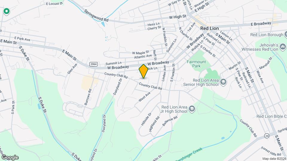 631 Country Club Rd Map and Location Details