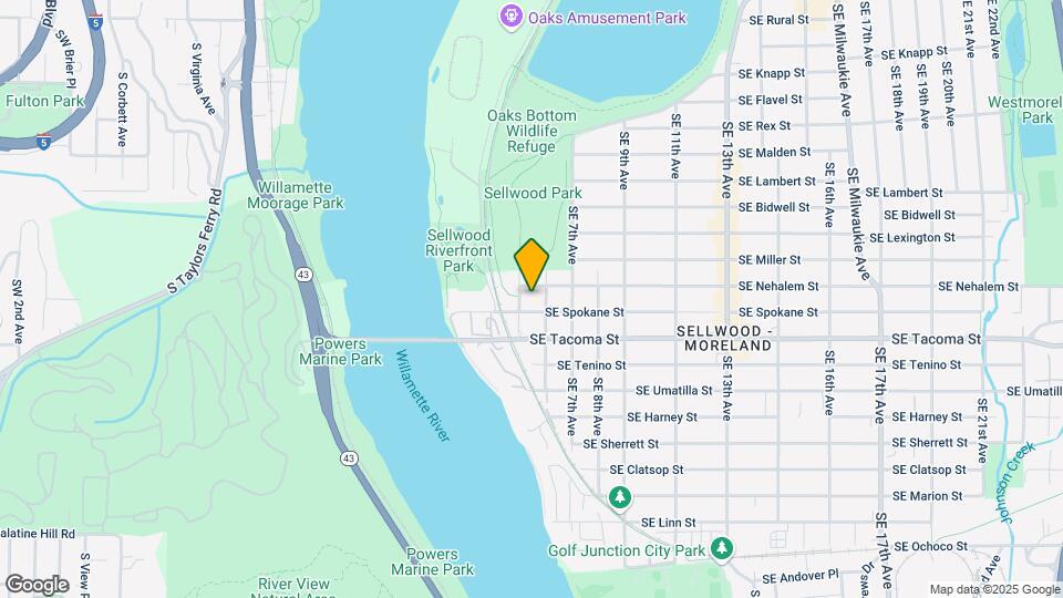 Sellwood Court Apartments Mapa y Detalles de la Ubicación