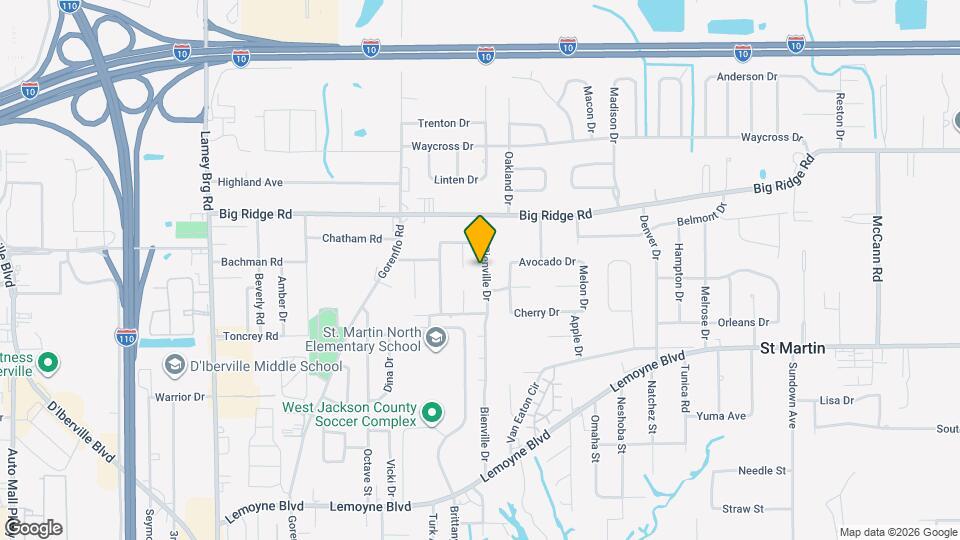 7201 Bienville Dr Mapa y Detalles de la Ubicación