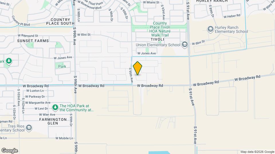 4227 S 94th Ln Map and Location Details