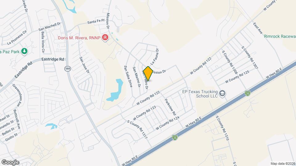 3020 San Pedro Dr Map and Location Details