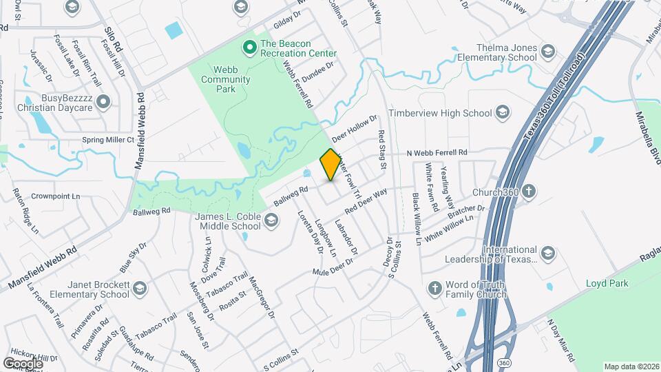 7514 Sweetwater Ln Map and Location Details