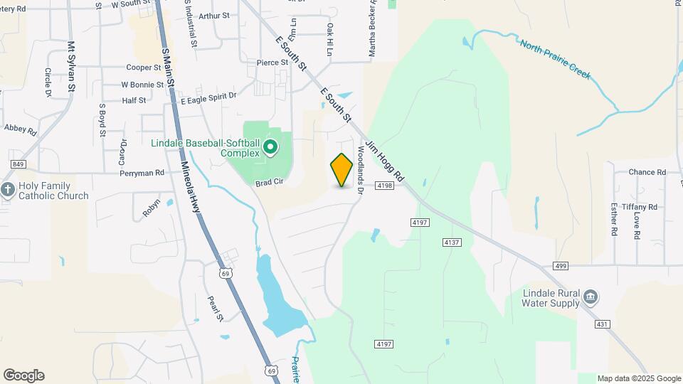 1141 Woodlands Park Dr Map and Location Details