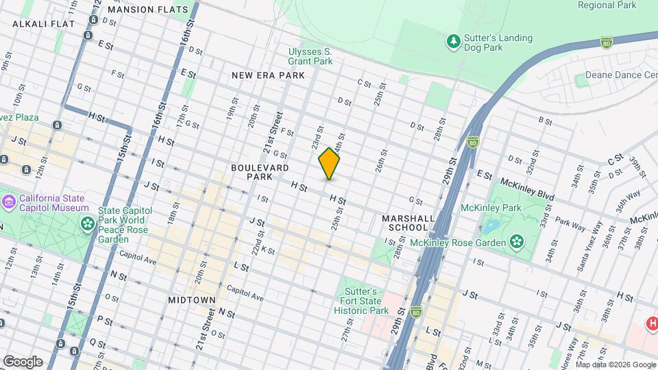 717 24th St Map and Location Details