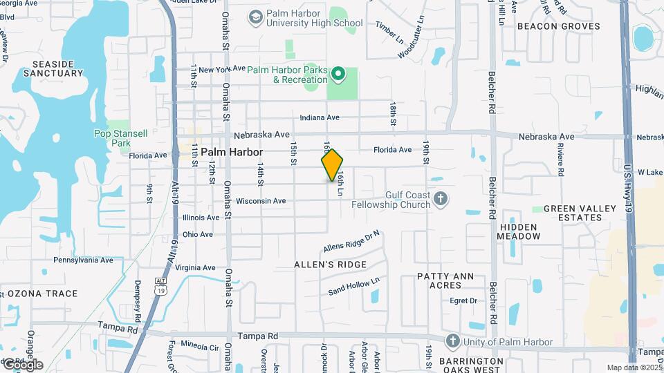 890 16th St Map and Location Details