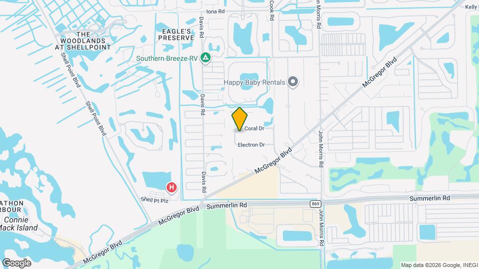 13431 Coral Dr, Unit Coral Cottage Treehouse apartment Map and Location Details
