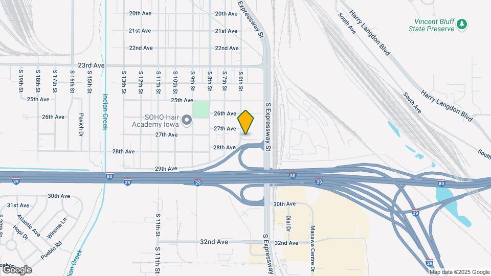 2725 S 6th St Map and Location Details