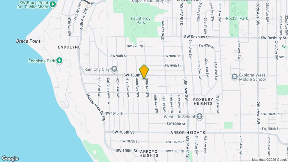 10025 39th Ave SW Map and Location Details